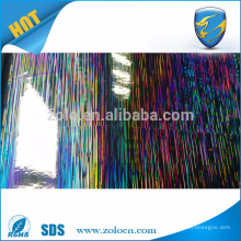 Anti-counterfeiting packaging laser decoration film,PET self adhesive holographic film